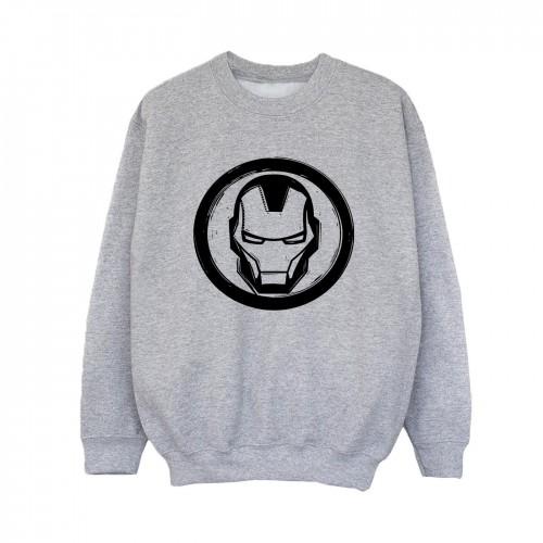 Marvel Iron Man-sweatshirt met borstlogo voor jongens