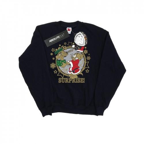 Tom And Jerry Boys Christmas Surprise Sweatshirt