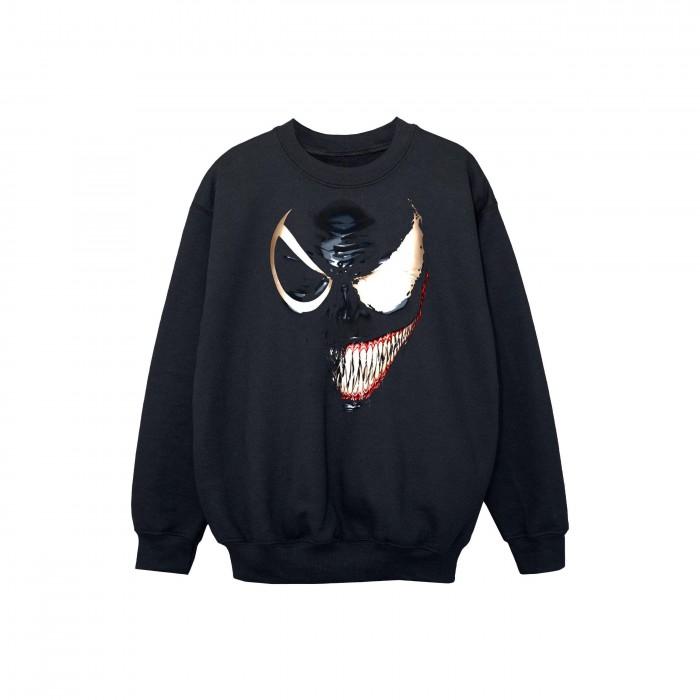 Marvel Venom sweatshirt met gespleten gezicht voor jongens