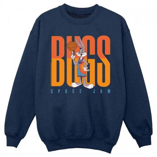 Pertemba FR - Apparel Space Jam: Een nieuw Legacy Bugs Bunny Basketball Spin-sweatshirt voor jongens