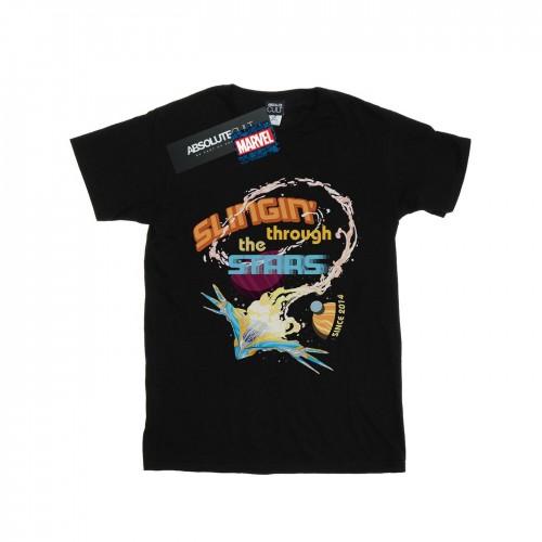 Marvel Girls Guardians Of The Galaxy Milano Stars katoenen T-shirt