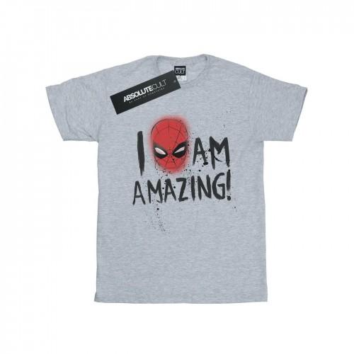 Marvel Girls Spider-Man I Am Amazing katoenen T-shirt