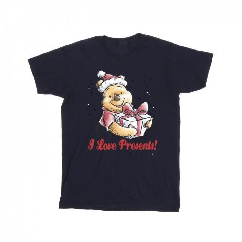 Disney Girls Winnie The Pooh Love Presents katoenen T-shirt