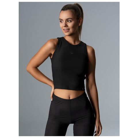 Trigema Crop-top  cropped top van elastische dubbelrib (1-delig)