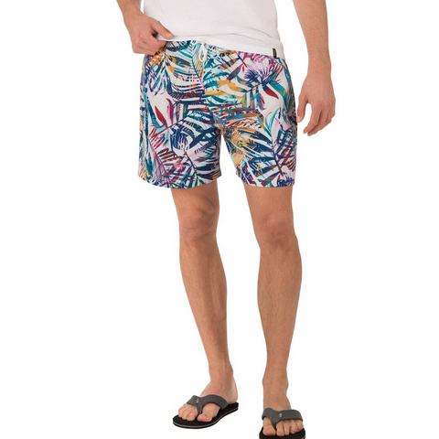 Trigema Short TRIGEMA bad-/vrijetijdsshorts met printmotief (1-delig)