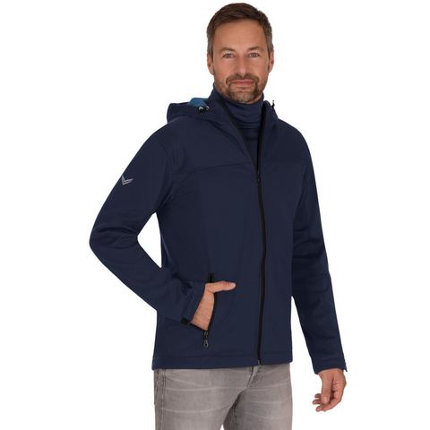 Trigema Softshell-jack  klassiek Softshell-jack met capuchon (1 stuk)