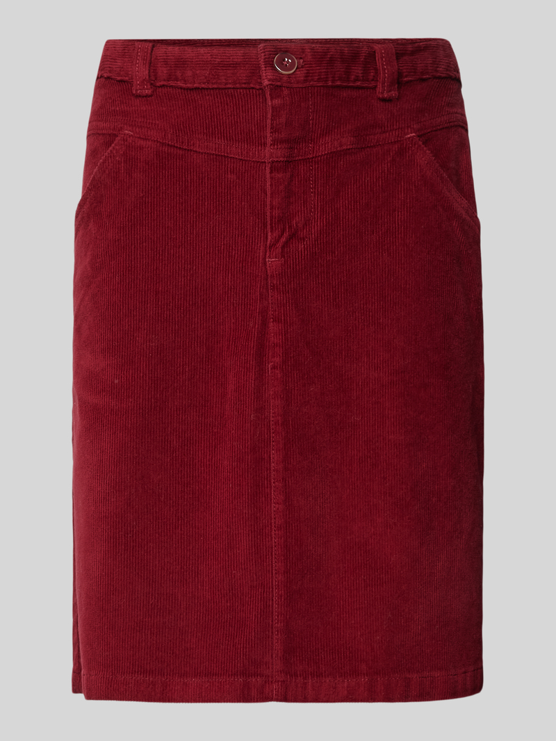 S.Oliver RED LABEL Regular fit minirok van corduroy met 4-pocketmodel