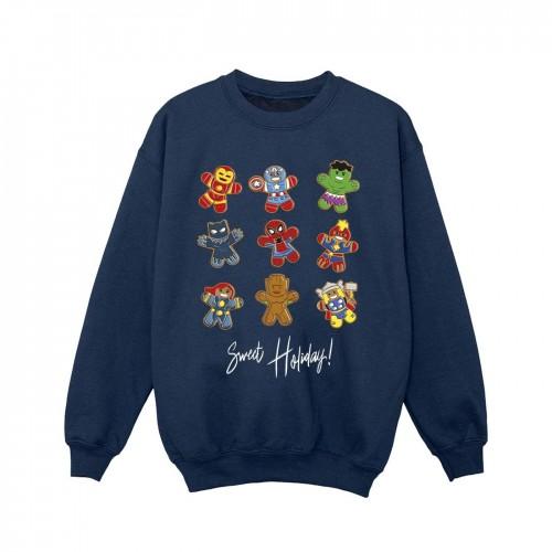 Marvel Girls Gingerbread Avengers-sweatshirt