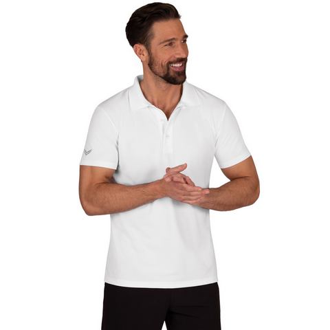 Trigema Poloshirt  poloshirt van polyester met knoopsluiting (1-delig)