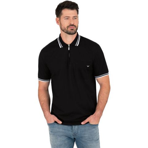 Trigema Poloshirt TRIGEMA poloshirt met ritssluiting (1-delig)