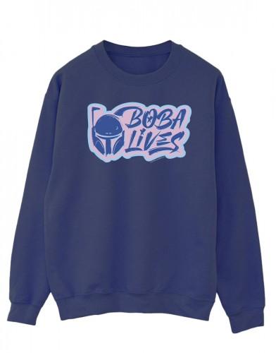 Star Wars heren het boek van Boba Fett Lives katoenen sweatshirt met zak