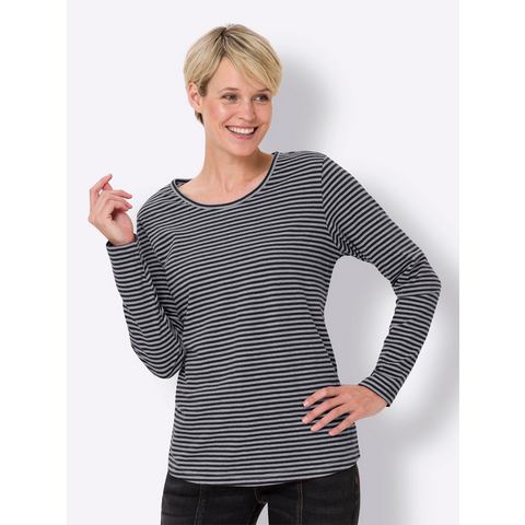 Classic Basics Shirt met lange mouwen Gestreept shirt (1-delig)