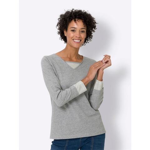 Classic Basics Shirt met lange mouwen Shirt (1-delig)