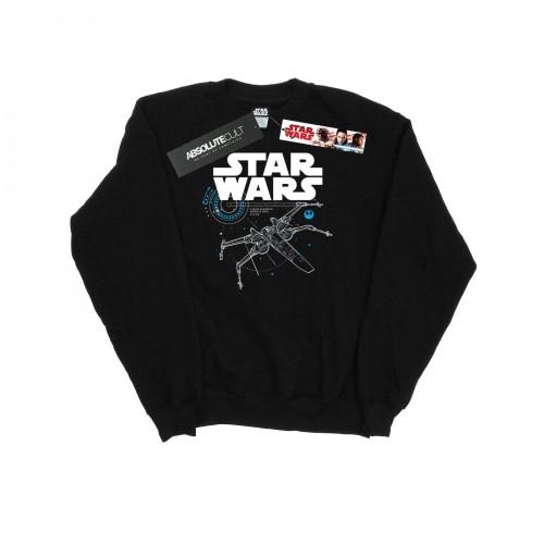 Star Wars Mens The Last Jedi X-Wing Sweatshirt