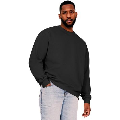 Casual Classics ringgesponnen katoenen oversized sweatshirt voor heren