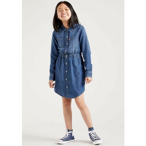 Levi's Kidswear Jeans jurk LVG FIT & FLARE DRESS