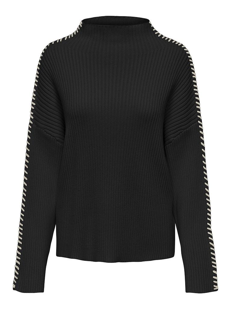 Only Onlqueenie Ls Contrast High Neck Pr: