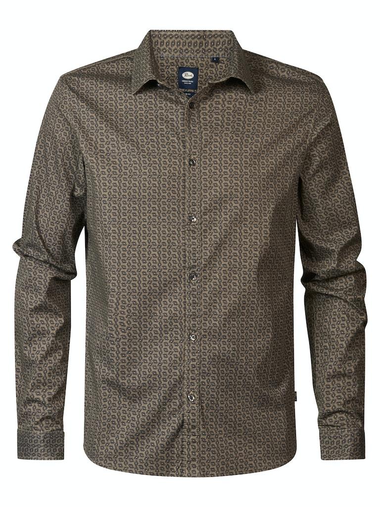 Petrol industries Men Shirt Long Sleeve Aop