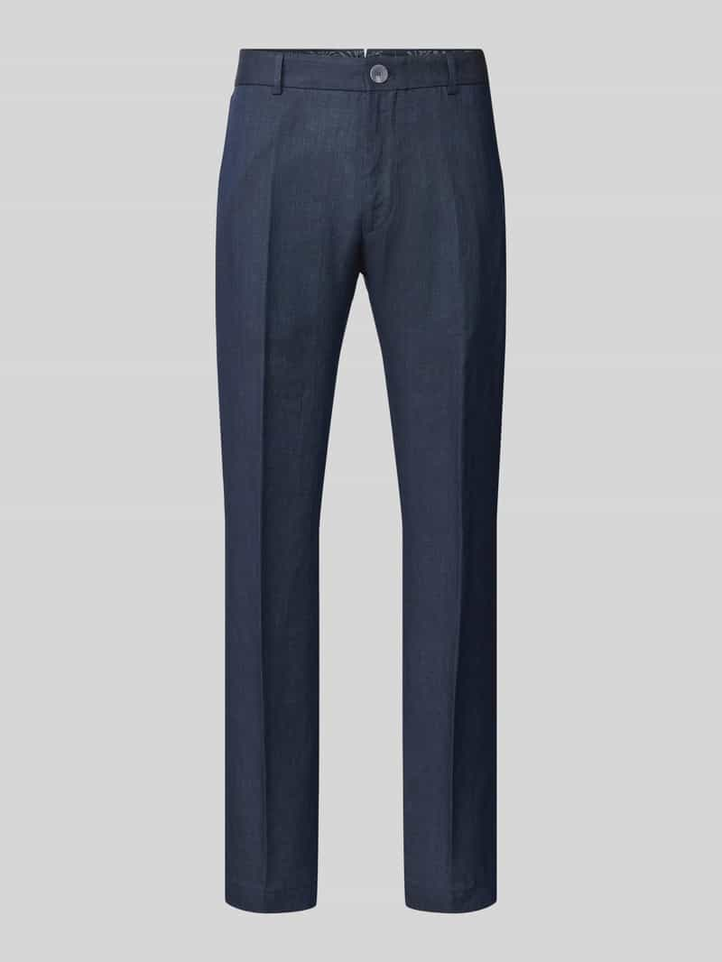 JOOP! Collection Slim fit pantalon met structuurmotief, model 'Hank'