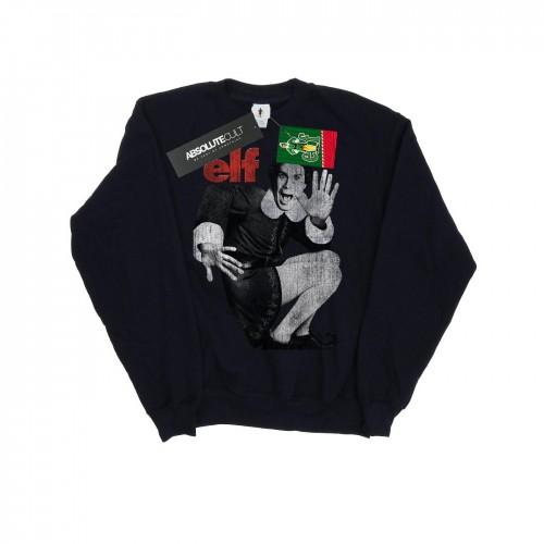 Elf Boys Mono Distressed Poster-sweatshirt