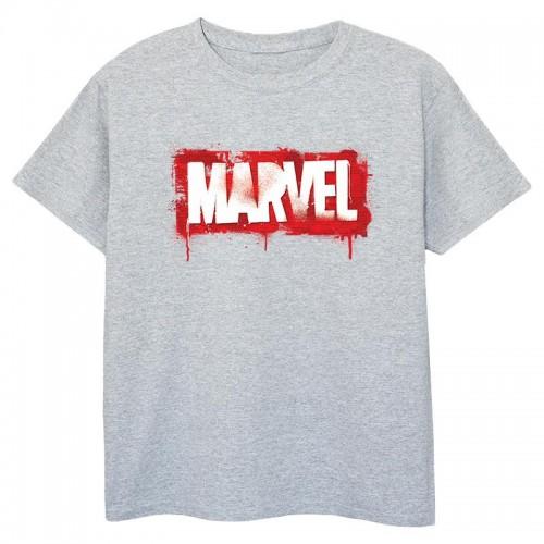 Pertemba FR - Apparel Marvel Universe Boys Brick Spray-logo T-shirt