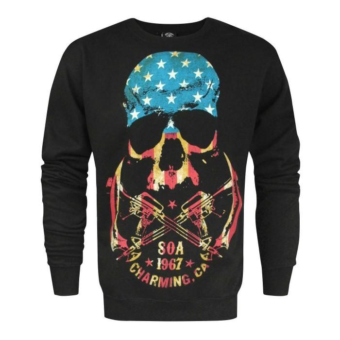 Sons of Anarchy Mens Skull Sweatshirt