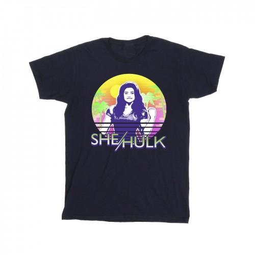 Marvel Girls She-Hulk: Procureur bij zonsondergang zonsondergang glimlach katoenen T-shirt