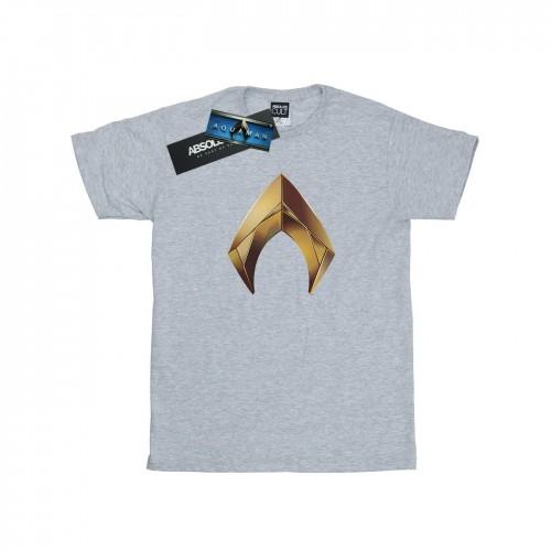 DC Comics meisjes Aquaman embleem katoenen T-shirt