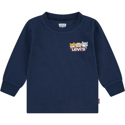 Levi's Kidswear Shirt met lange mouwen LVB CRITTER HIKING IC TEE