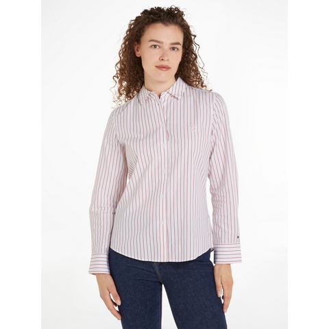 Tommy Hilfiger Overhemdblouse STRIPE REGULAR SHIRT