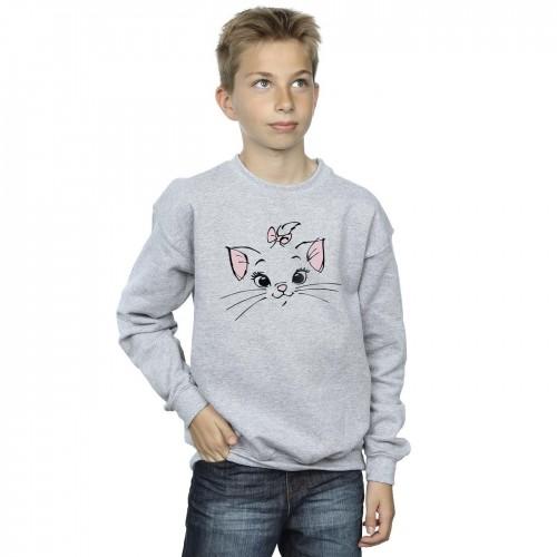 Disney Boys Classics Marie Face Pocket-sweatshirt