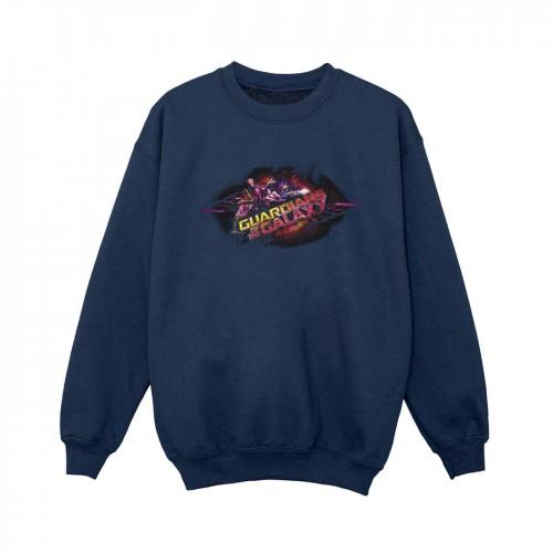 Marvel Boys Guardians of the Galaxy Group Pose-sweatshirt