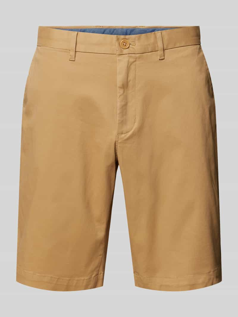 Tommy Hilfiger Straight leg korte chino met achterzakken, model 'HARLEM'