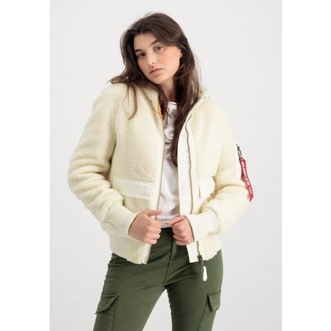 Alpha Industries Bomberjack  Women - Bomber Jackets Zip Hood Teddy Wmn