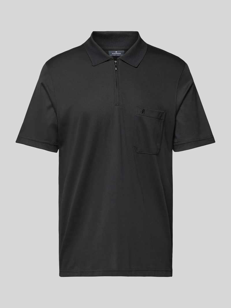 RAGMAN Regular fit poloshirt met borstzak