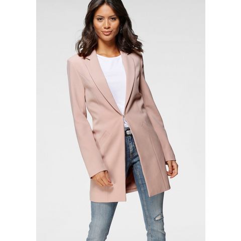 Laura Scott Lange blazer met diepe reverskraag