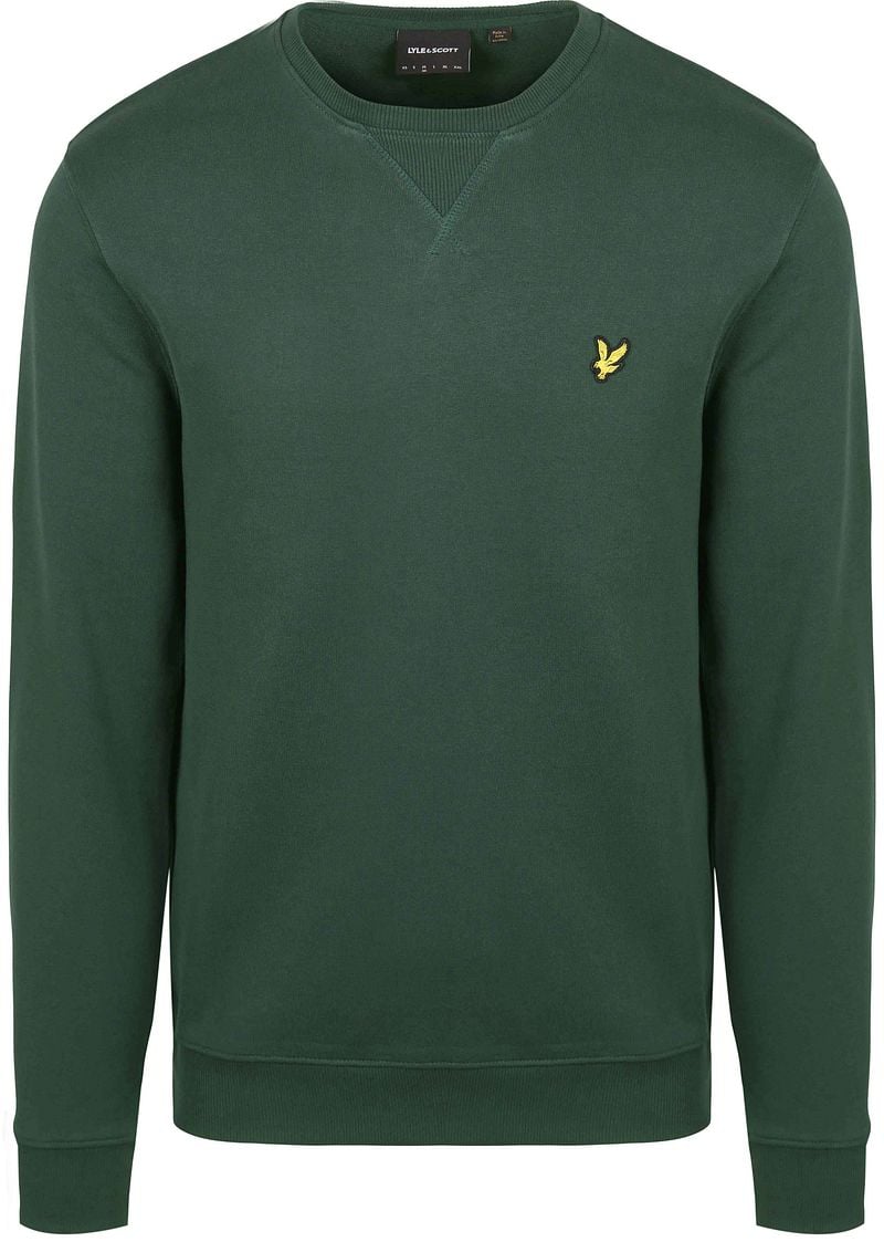 Lyle and Scott Lyle & Scott Sweater Argyle Teal Donkergroen