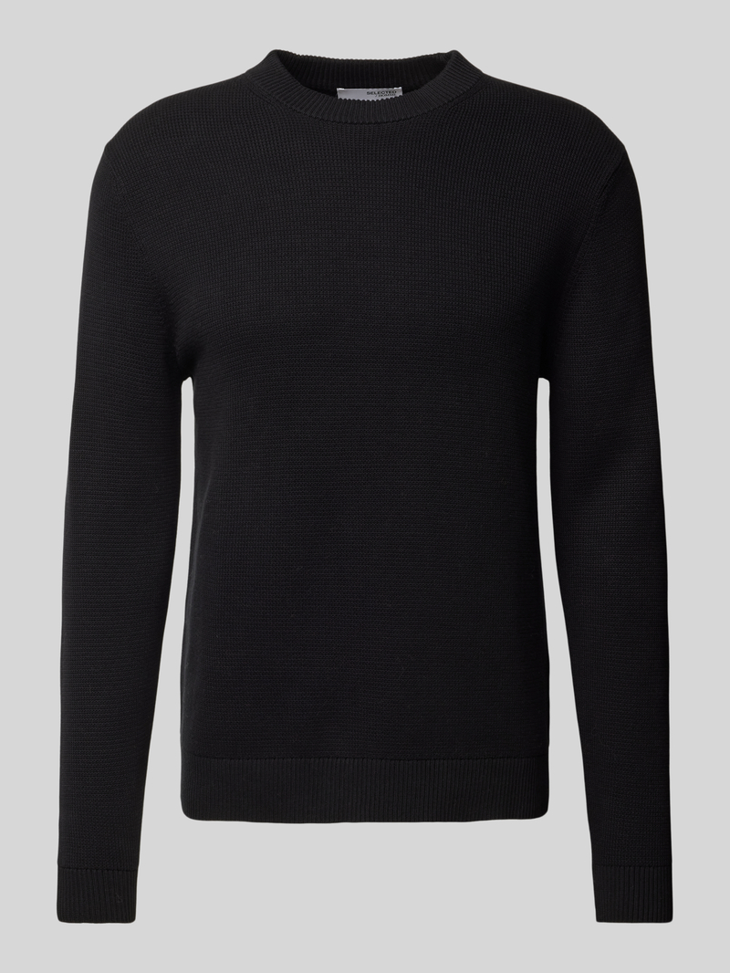 Selected Homme Gebreide pullover met ronde hals, model 'DANE'