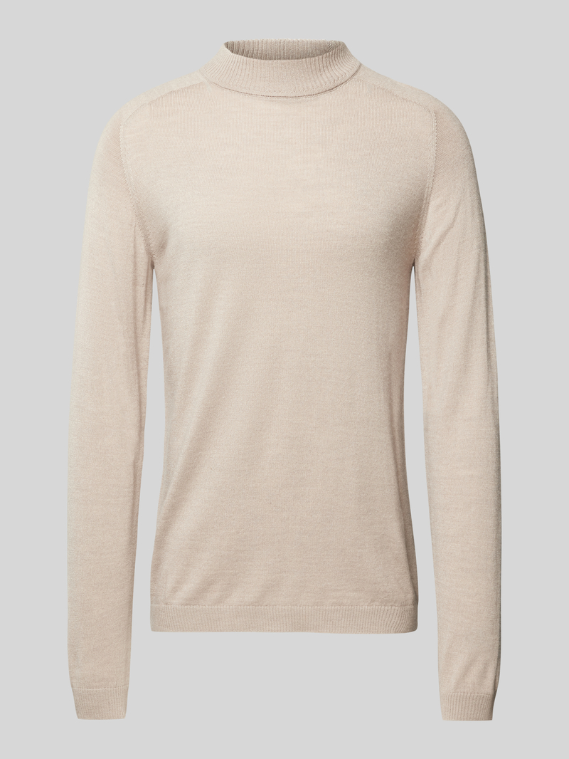 CG - Club of Gents Gebreide pullover met structuurmotief, model 'Bertie'