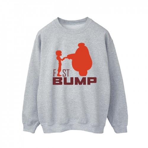 Disney Heren Big Hero 6 Baymax Fist Bump Cutout Sweatshirt