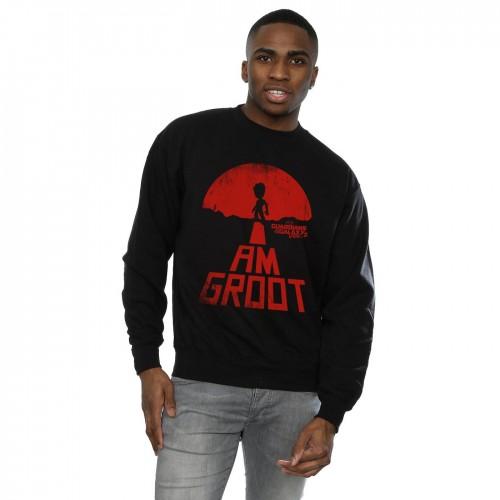 Marvel Heren Guardians of the Galaxy I Am Groot rood sweatshirt