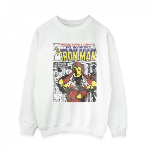 Marvel heren Iron Man hoofduitrusting uit sweatshirt