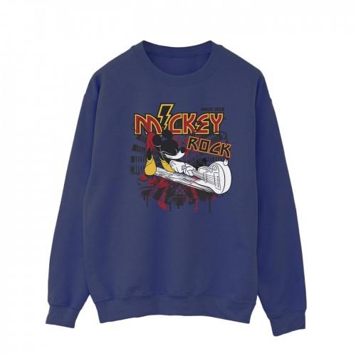 Disney Heren Mickey Mouse Smash Gitaar Rock Sweatshirt