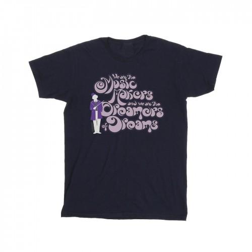 Pertemba FR - Apparel Willy Wonka Girls Dreamers tekst katoenen T-shirt