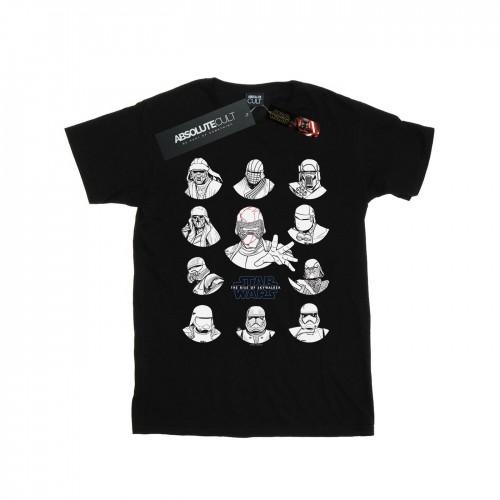 Star Wars: The Rise of Skywalker Girls First Order Character Line-up mono katoenen T-shirt