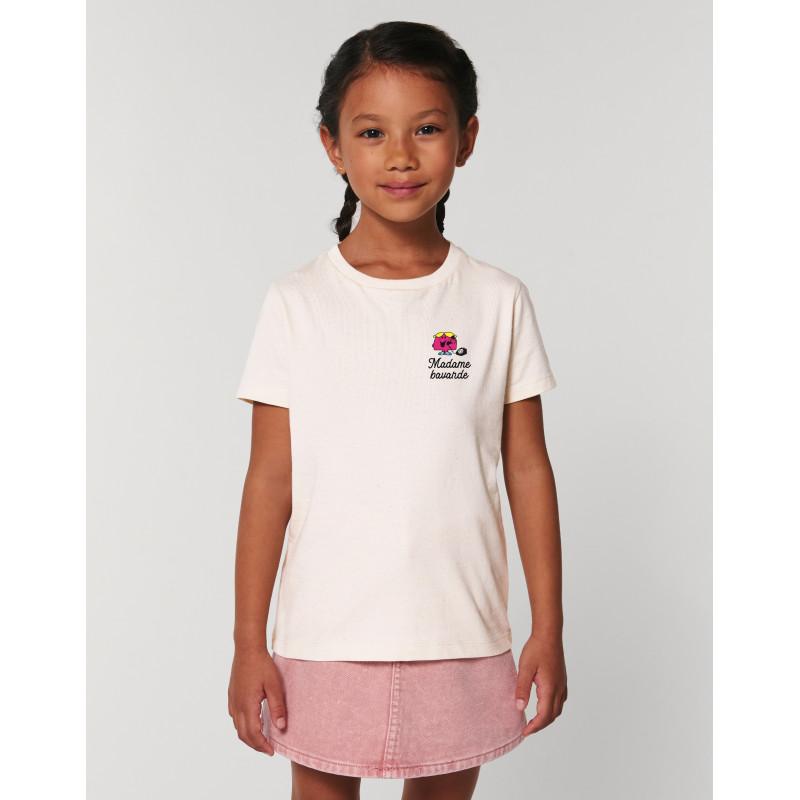 Monsieur Madame Tshirt Enfant MADAME BAVARDE COEUR