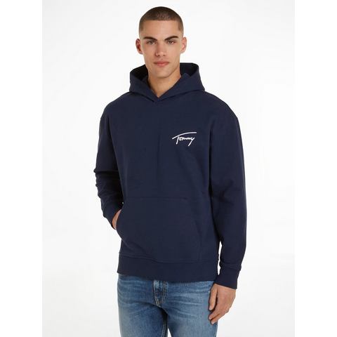 TOMMY JEANS Hoodie TJM RLX SIGNATURE HOODIE EXT met geborduurd handtekening-logo