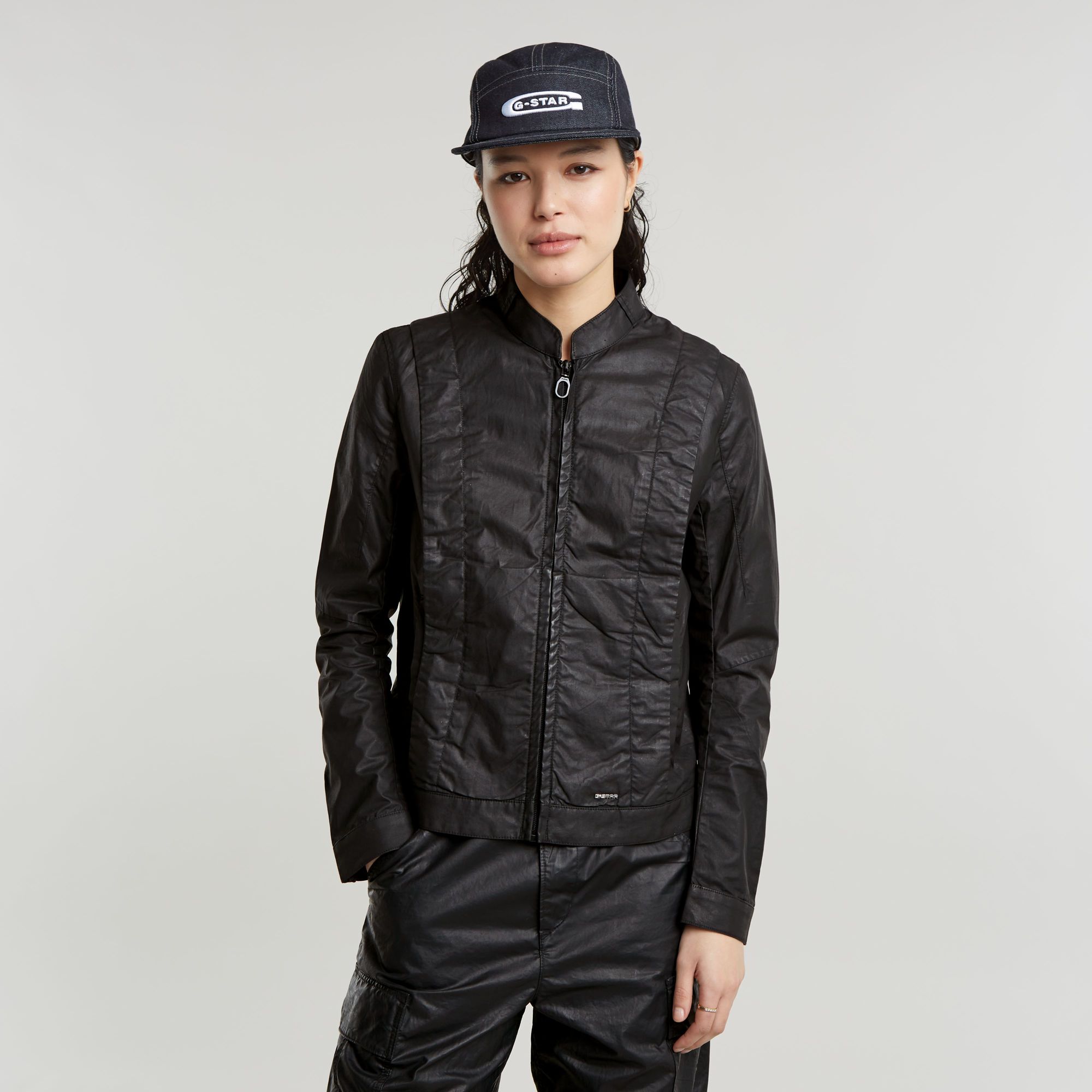 G-Star RAW Coated Overshirt - Zwart - Dames