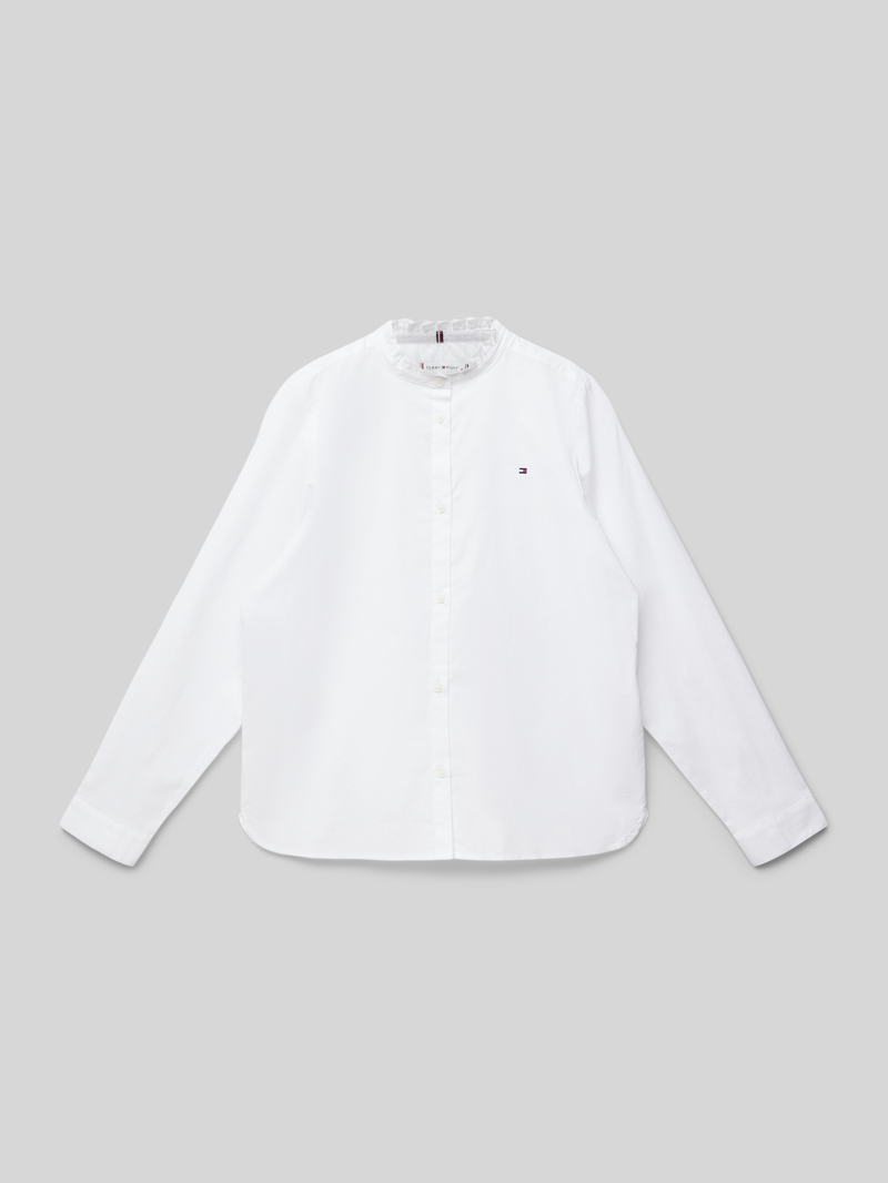 Tommy Hilfiger Teens Overhemdblouse met opstaande kraag