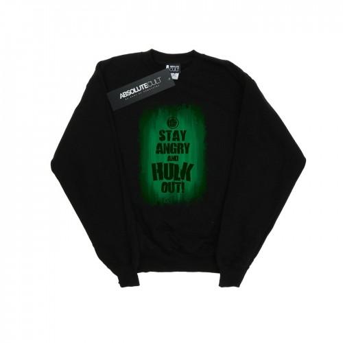 Marvel Heren Hulk Stay Angry Sweatshirt